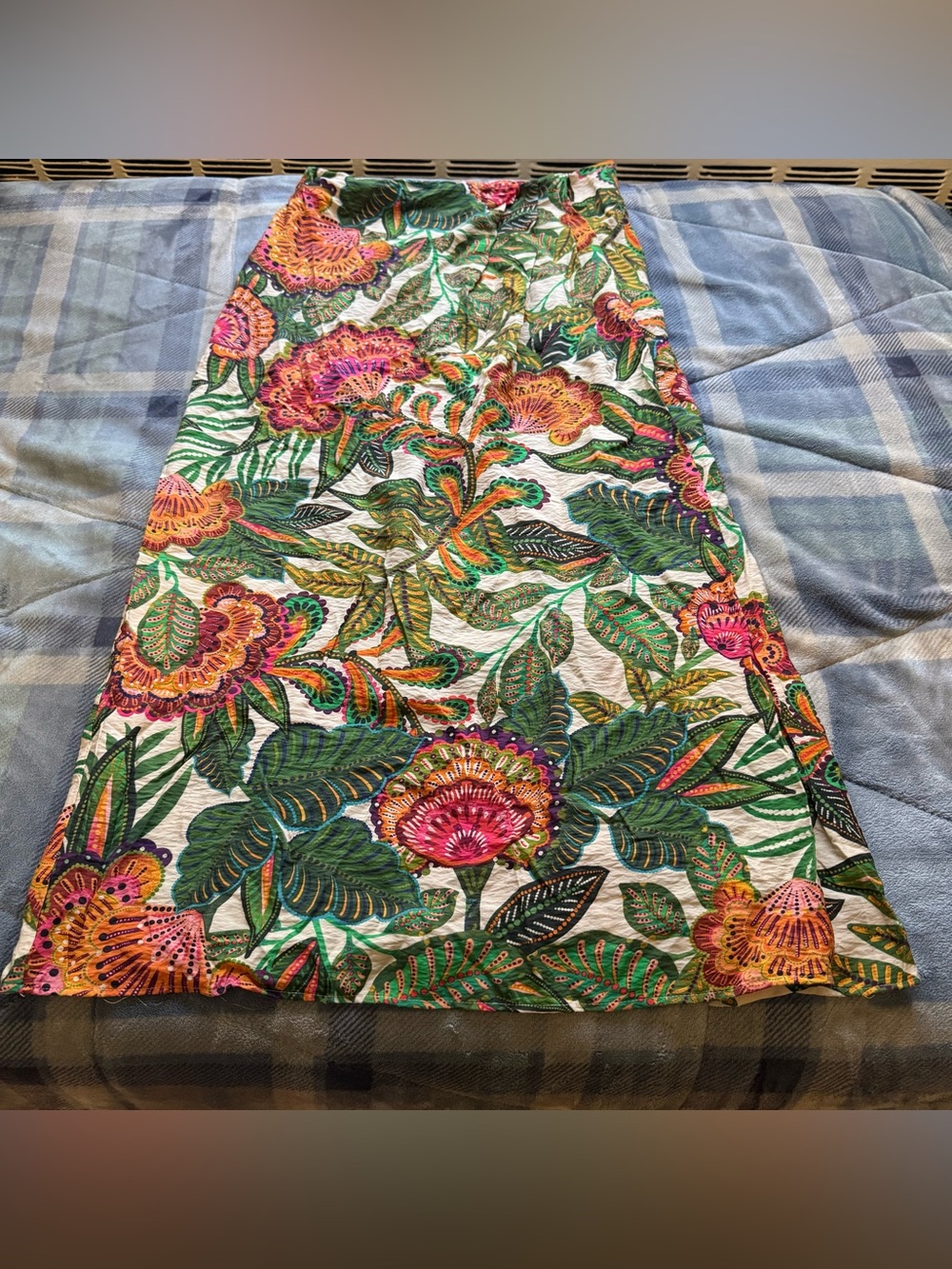 H&M PLEAT-DETAIL CRÊPE SKIRT - Picture 7 of 15